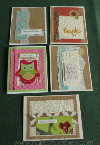 sewn cards