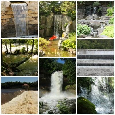 waterfall collage