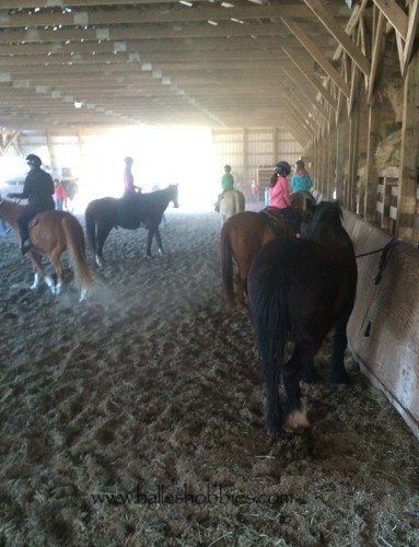 horse barn after ride
