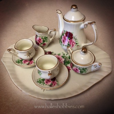 mini tea set | Halle's Hobbies