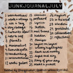 Junk Journal July
