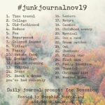 Junk Journal November challenge